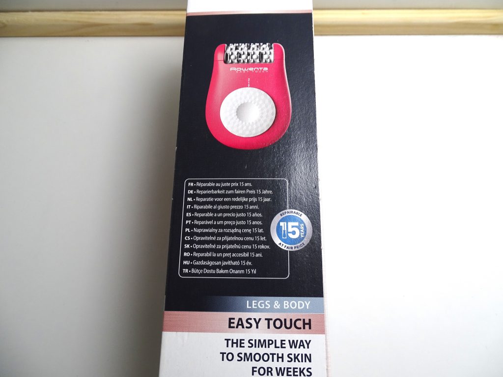 Rowenta Easy Touch Packung seitlich