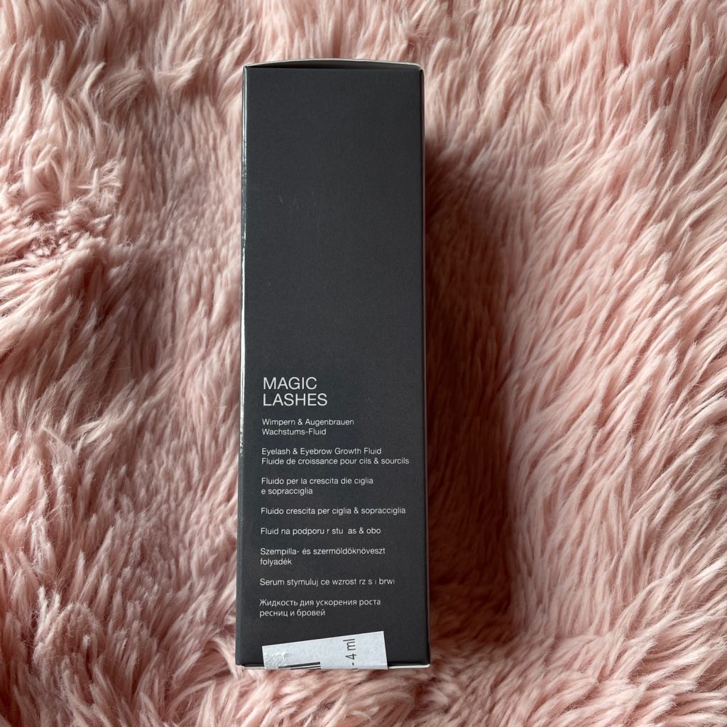 SA3 Magic Lashes Wimpernserum Verpackung seitlich