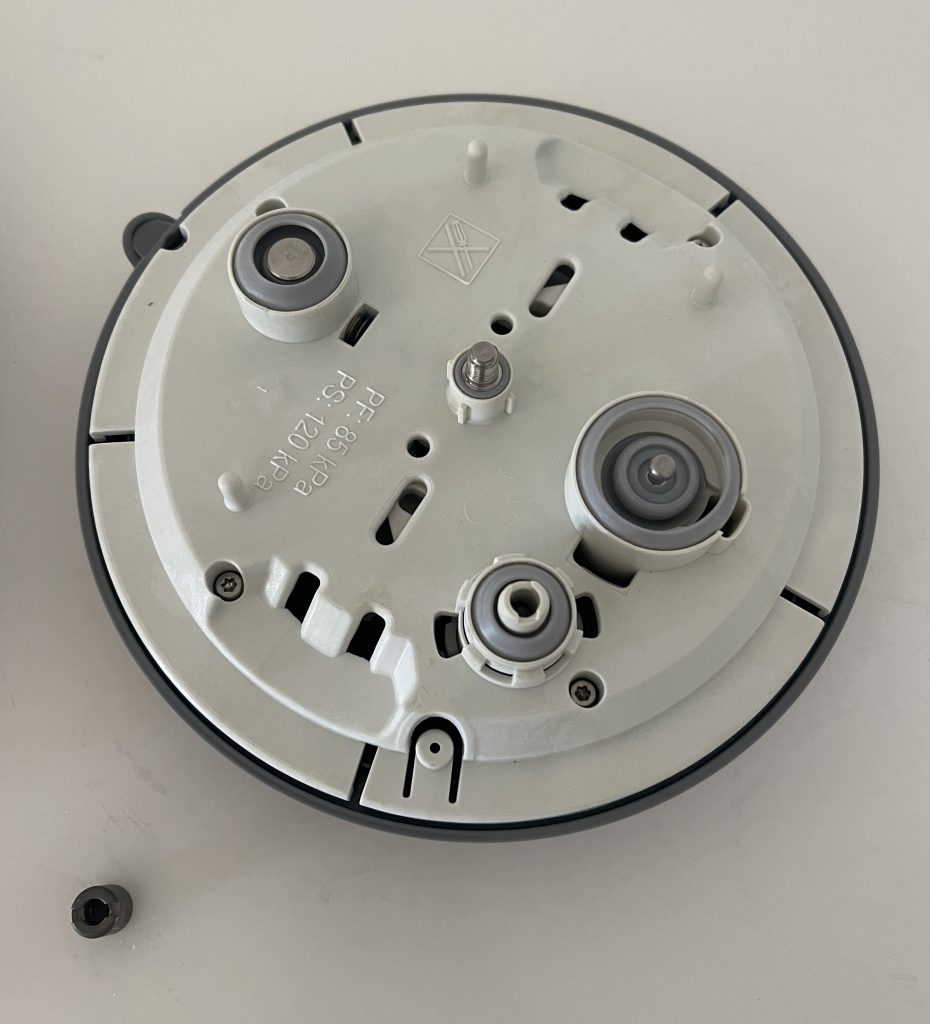 Tefal Clipso+ CHEF P45507 Schnellkochtopf Bedienelement von unten
