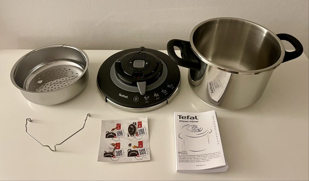 Tefal Clipso+ CHEF P45507 Schnellkochtopf ausgepackt mit Zubehör
