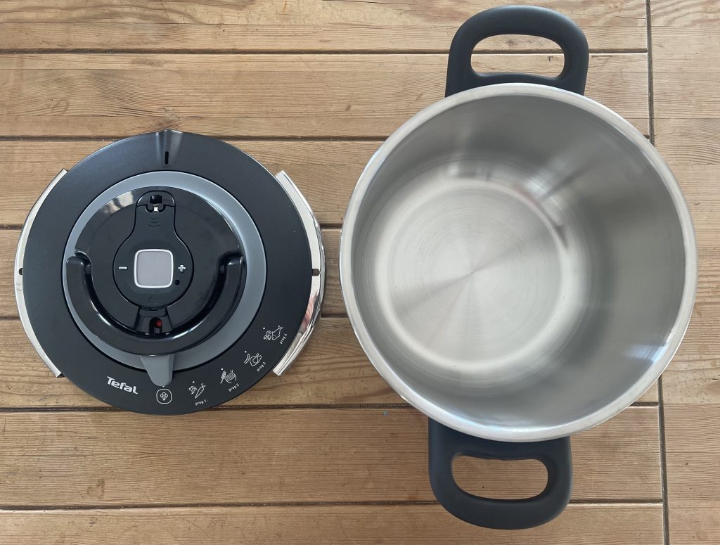 Tefal Clipso+ CHEF P45507 Schnellkochtopf mit Deckel von oben