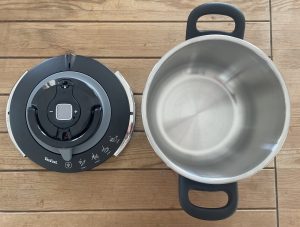 Tefal Clipso+ CHEF P45507 Schnellkochtopf mit Deckel von oben