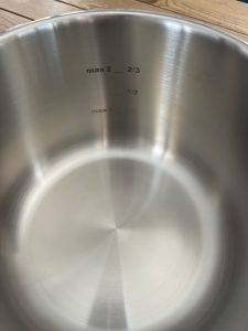 Tefal Secure Trendy ‎P25844 Schnellkochtopf Skala im Topf
