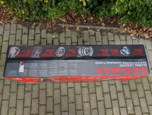 Verpackung des Segway Ninebot ZT3 Pro D E-Scooters von oben