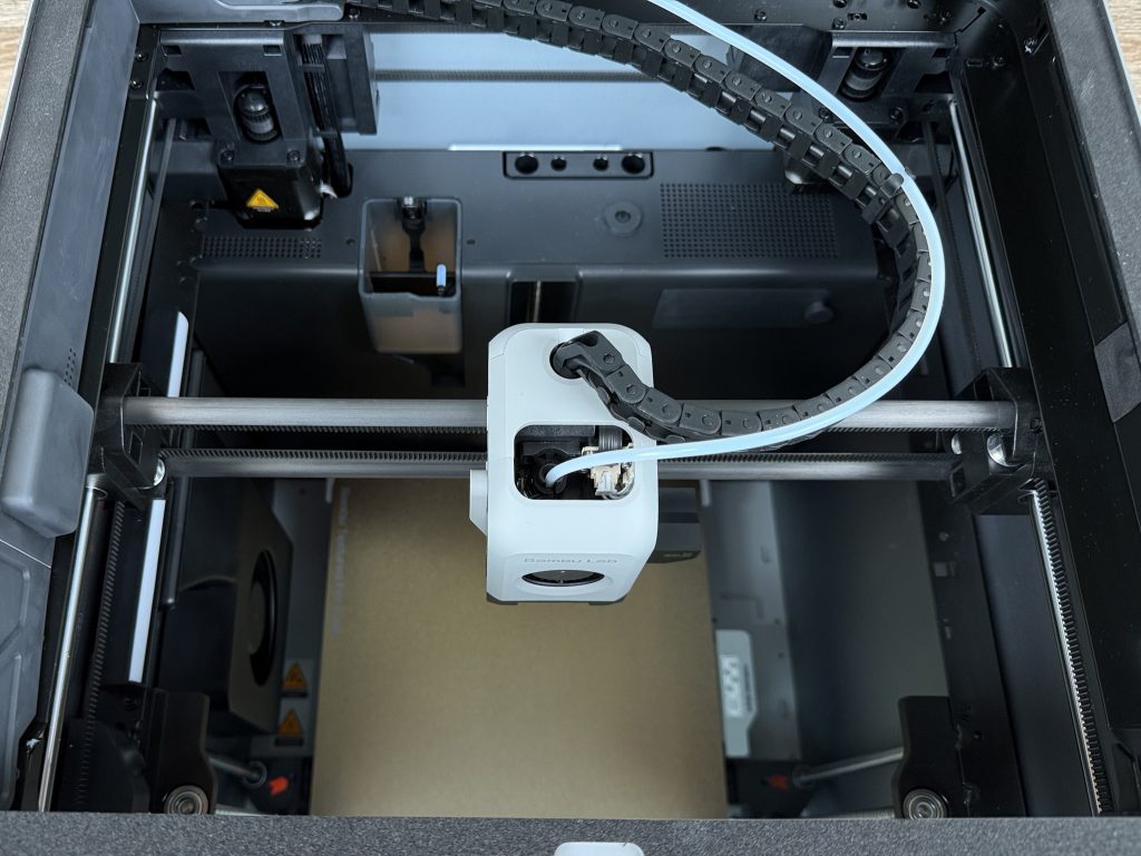 Bambu Lab X1C 3D-Drucker Innenraum Draufsicht