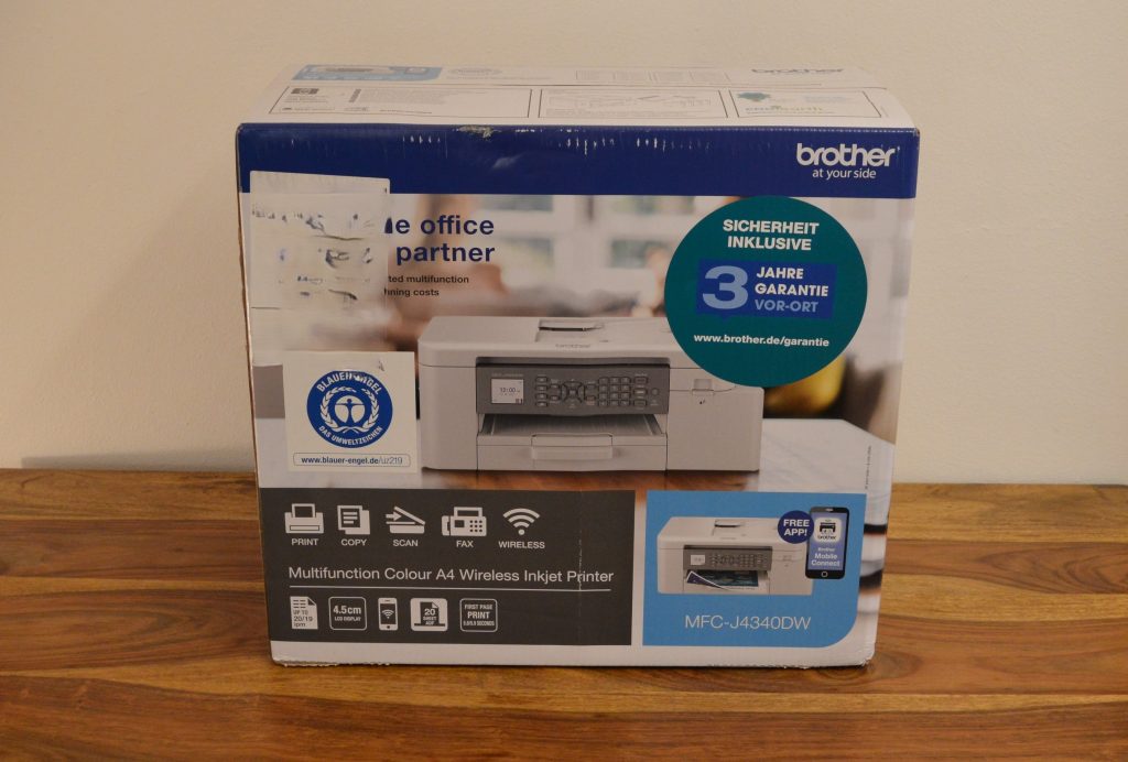 Brother MFC-J4340DW Drucker Verpackung Vorne
