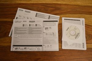 Epson EcoTank ET-4850 Drucker Bedienungsanleitung und Installations-CD