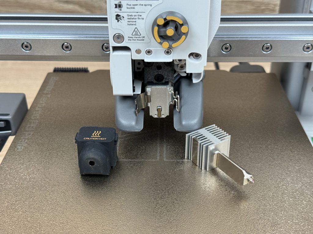 Bambu Lab A1 Mini 3D-Drucker Schnellverschluss der Düse