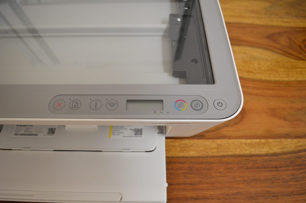 HP DeskJet 4220e Drucker Bedienfeld Detailansicht