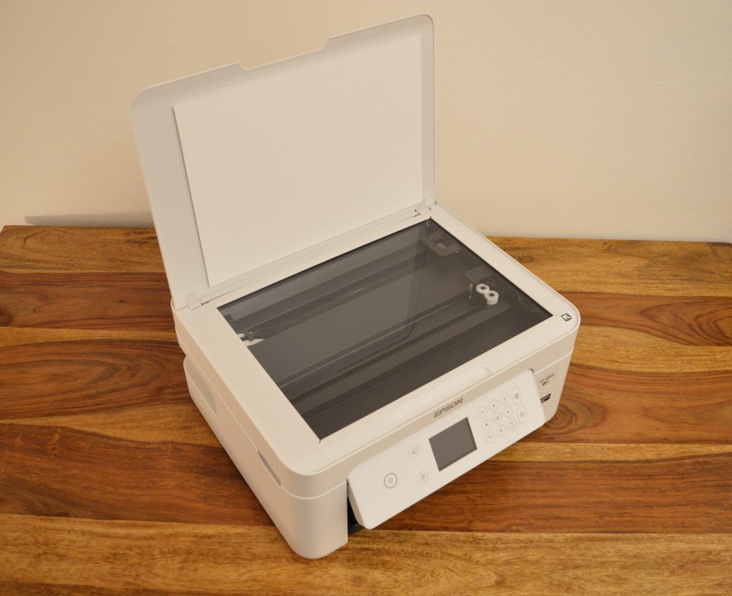 Epson Expression Home XP-4205 Drucker Flachbettscanner geöffnet