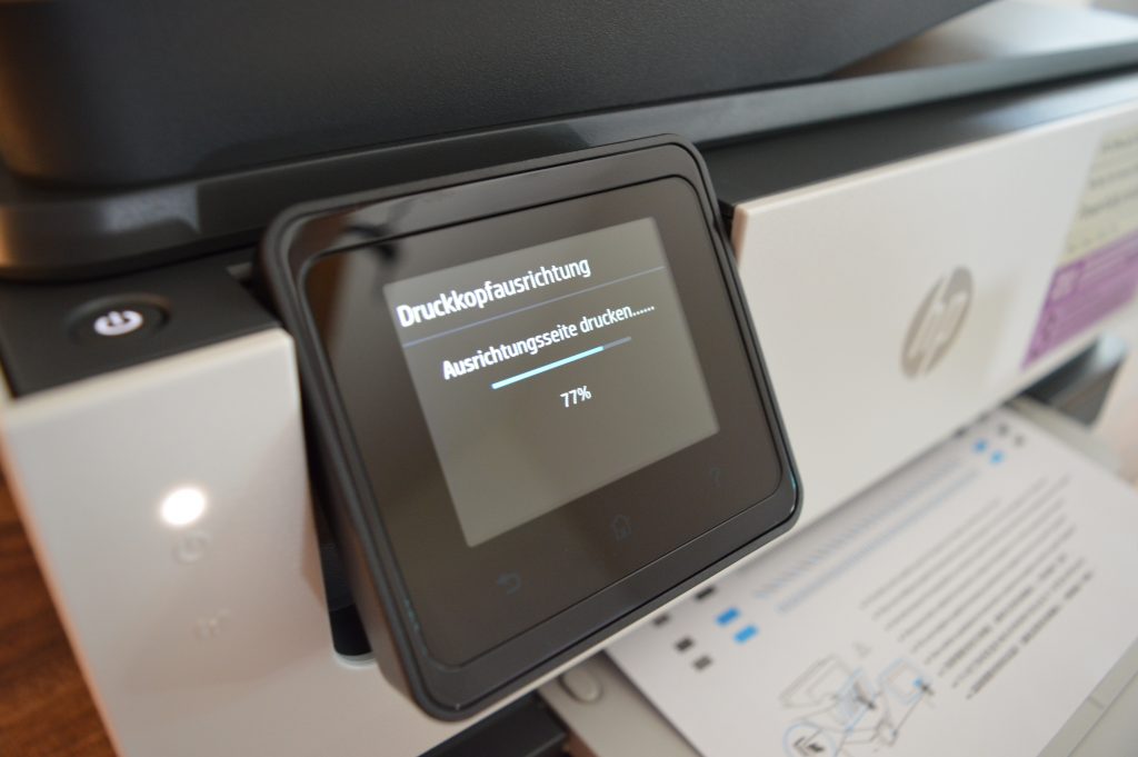 HP OfficeJet Pro 8132e Drucker Display Detailansicht