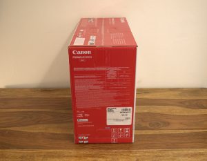 Canon PIXMA MG3650S Drucker Verpackung Seitenansicht Rechts