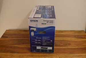 Epson Expression Home XP-4205 Drucker Verpackung Seitenansicht Rechts