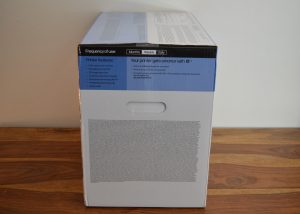 HP OfficeJet Pro 8132e Drucker Verpackung Seitenansicht Rechts