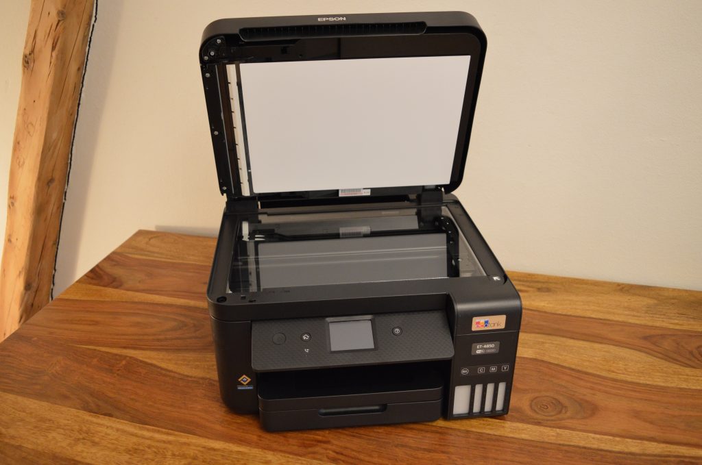 Epson EcoTank ET-4850 Drucker Flachbettscanner offen