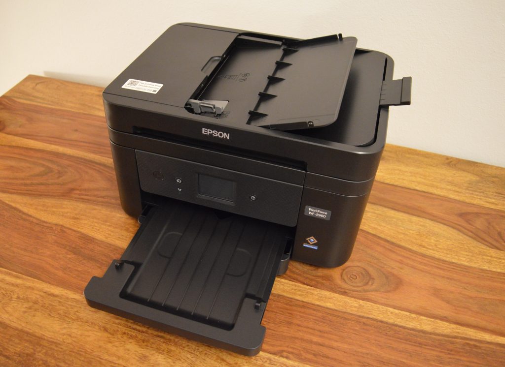 Epson WorkForce WF-2960DWF Drucker mit ausgezogenem Ausgabefach