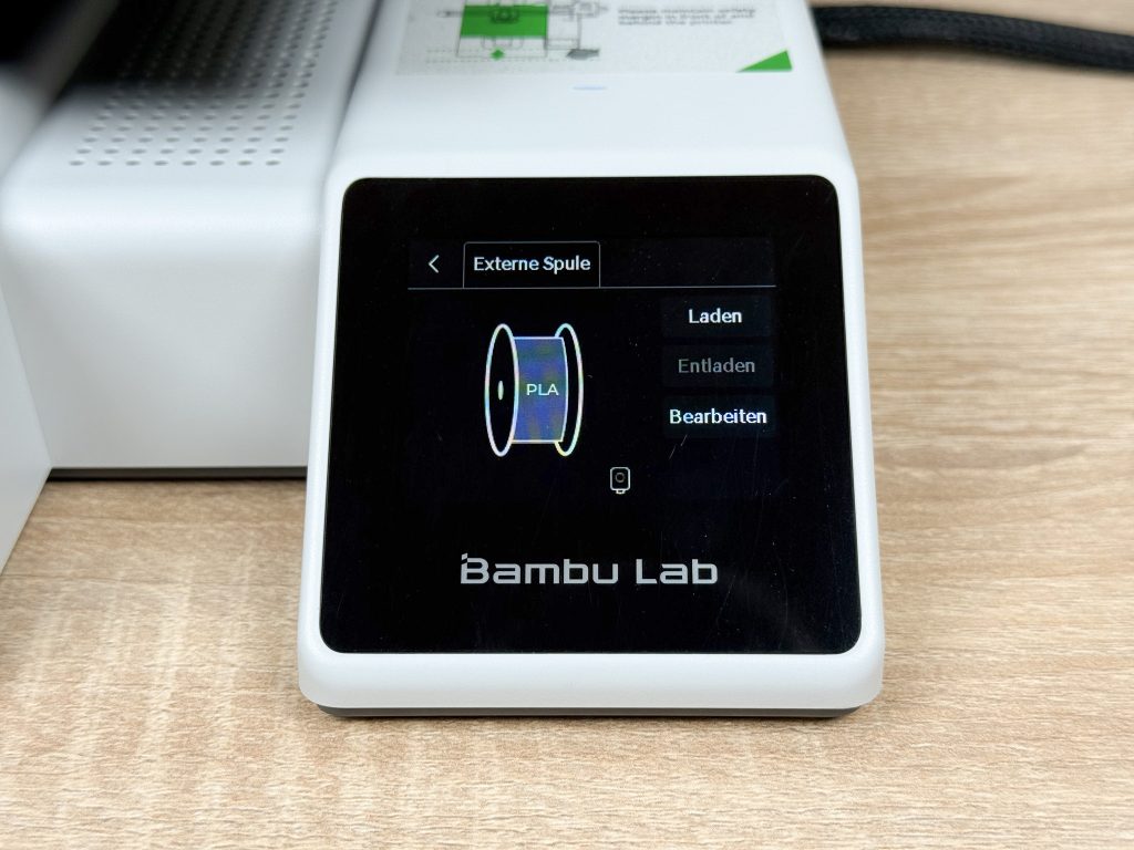 Bambu Lab A1 Mini 3D-Drucker Detail Laden Filament 1