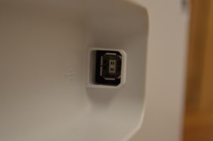 Epson Expression Home XP-4205 Drucker Detailansicht USB-Anschluss