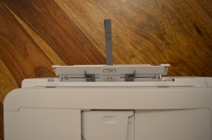 Brother MFC-J4340DW Drucker Manuelle Papierzufuhr ausgeklappt Ansicht von Oben