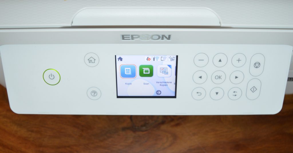 Epson Expression Home XP-4205 Drucker Bedienfeld Detailansicht