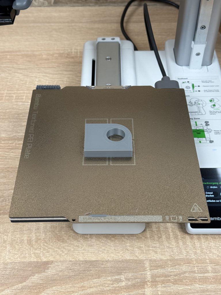 Bambu Lab A1 Mini 3D-Drucker fertiges Testobjekt 1