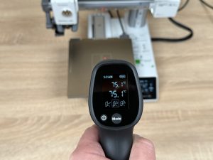 Bambu Lab A1 Mini 3D-Drucker Tempertaur Druckbett