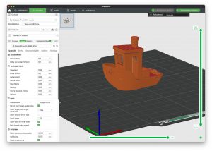 Bambu Lab A1 Mini 3D-Drucker Slicer Vorschau
