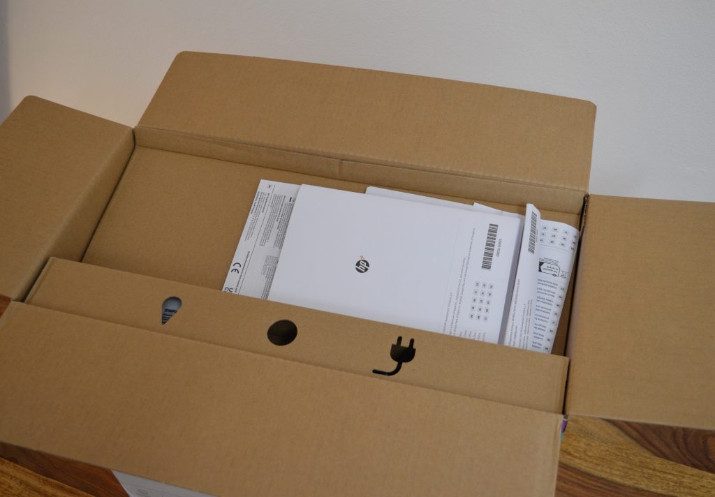 HP DeskJet 4220e Drucker Verpackung geöffnet