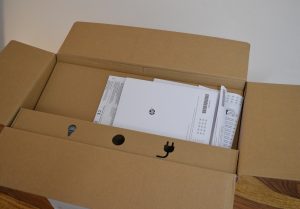 HP DeskJet 4220e Drucker Verpackung geöffnet