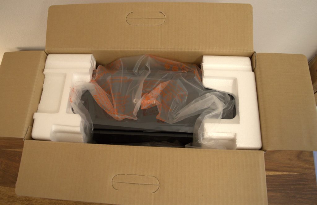 Canon PIXMA MG3650S Drucker Verpackung geöffnet
