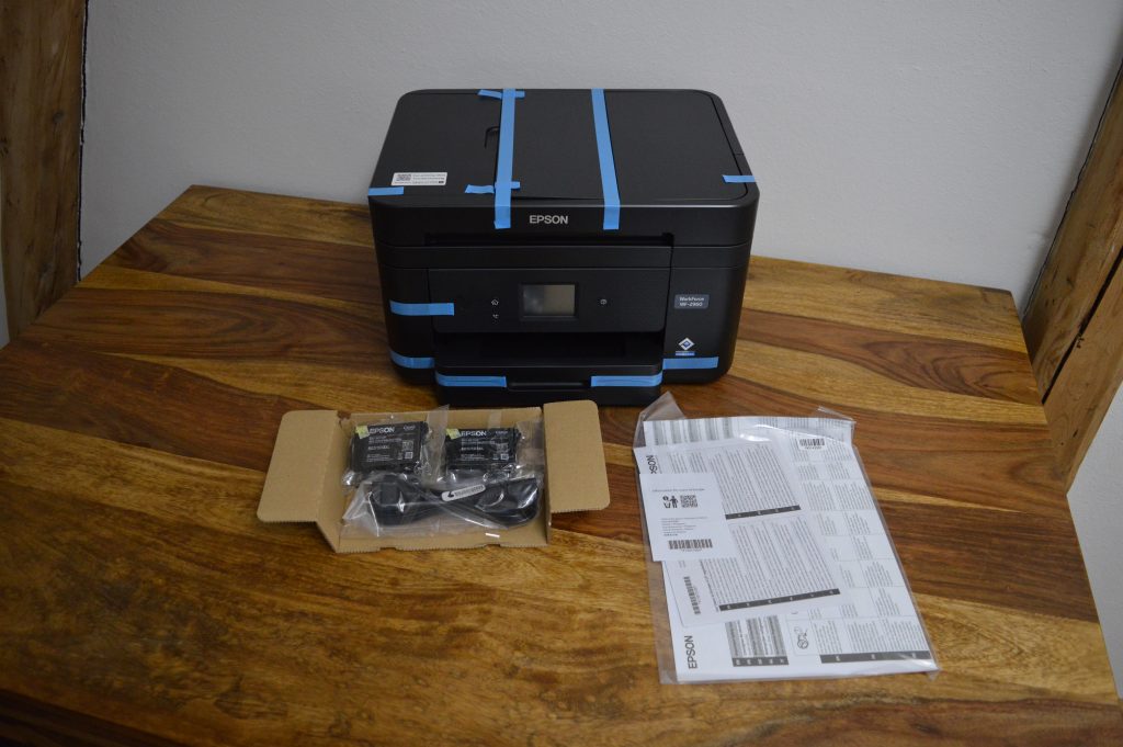 Epson WorkForce WF-2960DWF Drucker Verpackungsinhalt