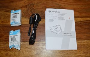 HP DeskJet 4220e Drucker Lieferumfang Zubehör