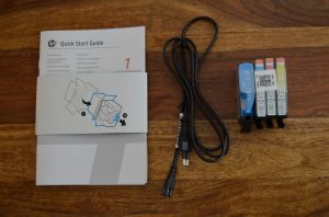 HP OfficeJet Pro 8132e Drucker Verpackungsinhalt