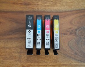 HP OfficeJet Pro 8132e Drucker Setuppatronen im Lieferumfang