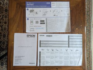 Anleitungen des Epson WorkForce WF-2960DWF Multifunktionsdruckers