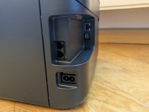 Anschlüsse des Epson EcoTank ET-4850 Multifunktionsdruckers