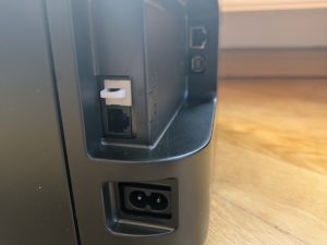 Anschlüsse des Epson WorkForce WF-2960DWF Multifunktionsdruckers (2)
