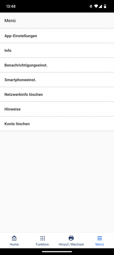 App des Canon Maxify GX4050 Multifunktionsdruckers (3)