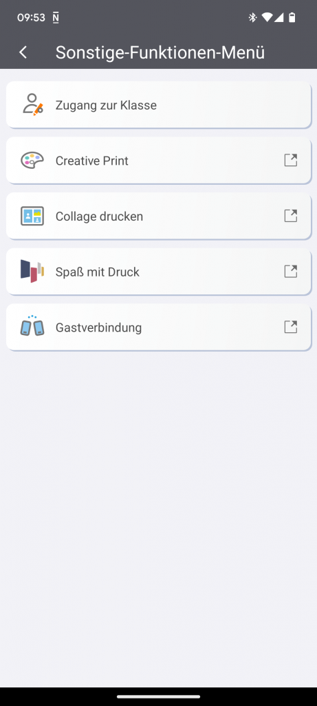 App des Epson WorkForce WF-2960DWF Multifunktionsdruckers (2)