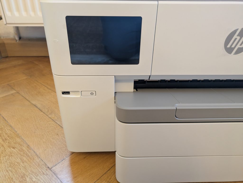 Bedienfeld des HP OfficeJet Pro 9730e Multifunktionsdruckers