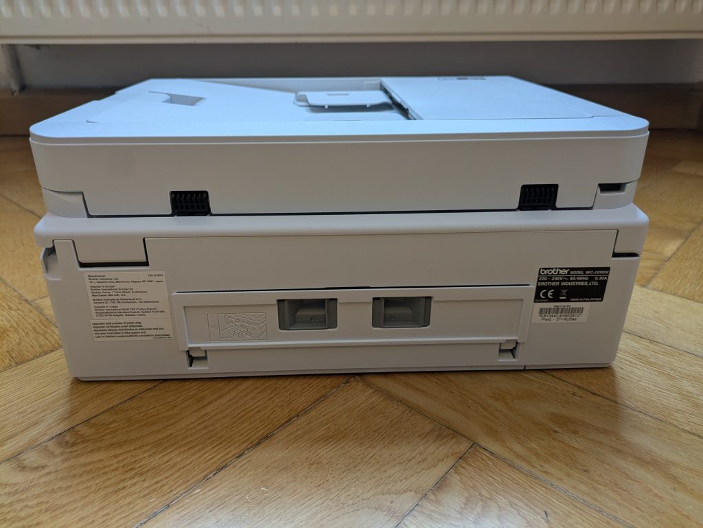 Brother MFC-J1010DW Multifunktionsdrucker von hinten