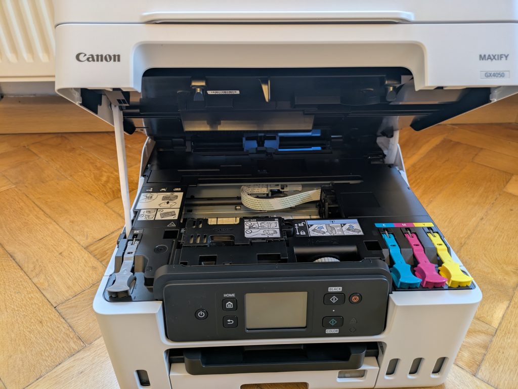 Canon Maxify GX4050 Multifunktionsdrucker geöffnet