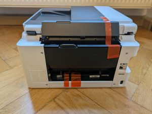 Canon Maxify GX4050 Multifunktionsdrucker mit Klebeband
