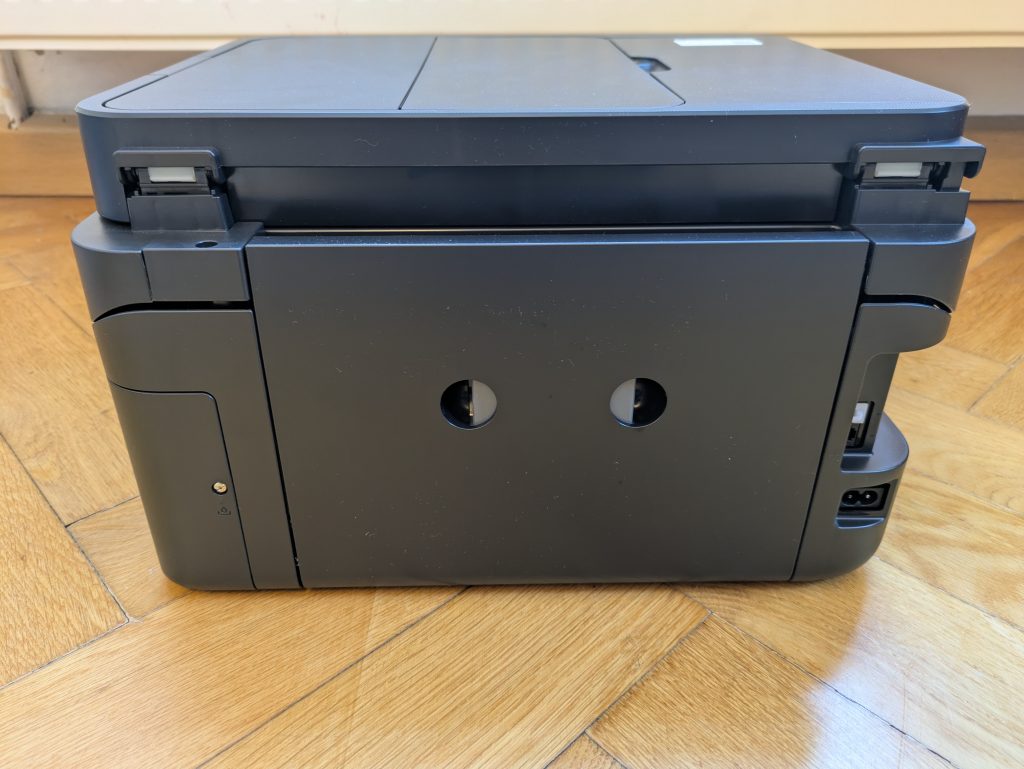 Epson EcoTank ET-4850 Multifunktionsdrucker von hinten