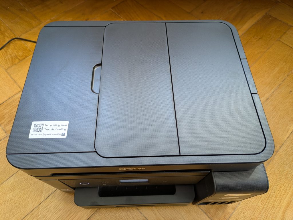Epson EcoTank ET-4850 Multifunktionsdrucker von oben