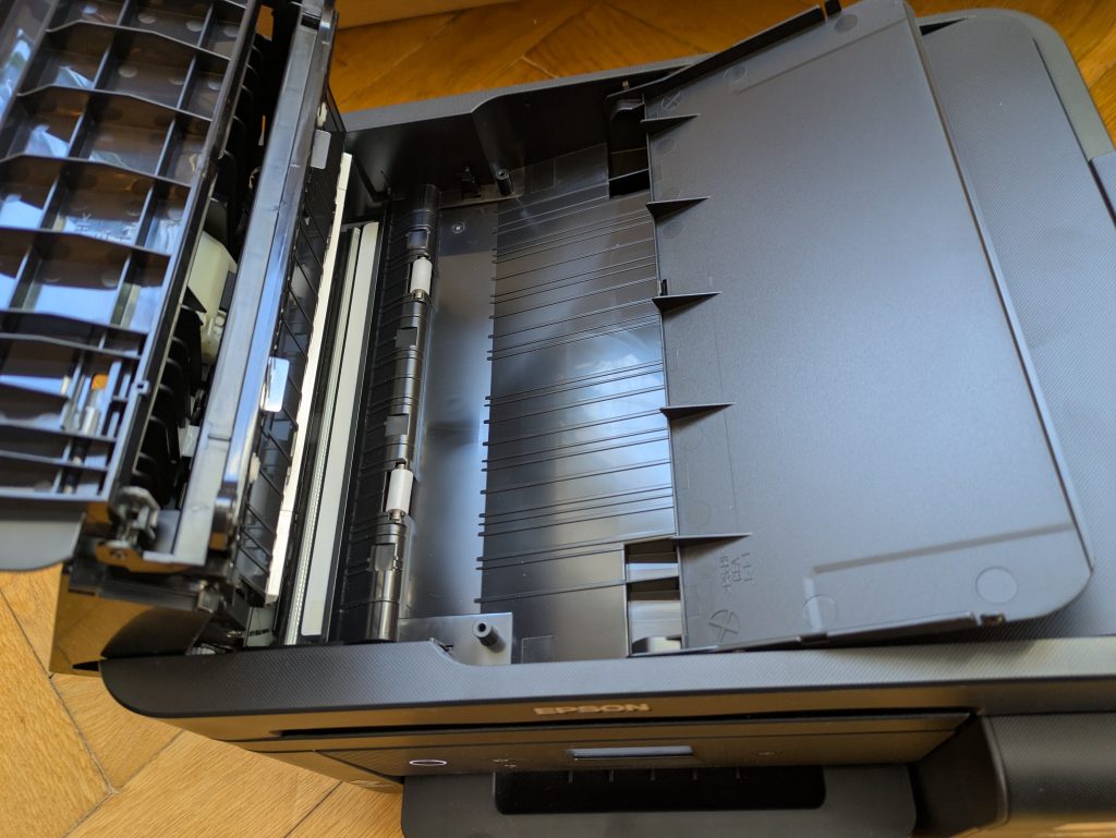 Epson EcoTank ET-4850 Multifunktionsdrucker von oben aufgklappt (2)