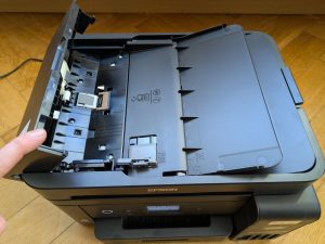 Epson EcoTank ET-4850 Multifunktionsdrucker von oben aufgklappt