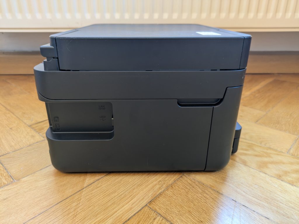 Epson EcoTank ET-4850 Multifunktionsdrucker von rechts