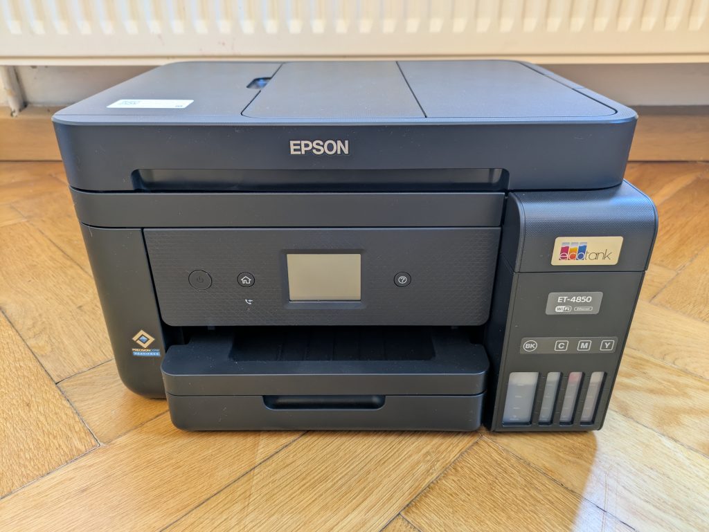 Epson EcoTank ET-4850 Multifunktionsdrucker von vorne