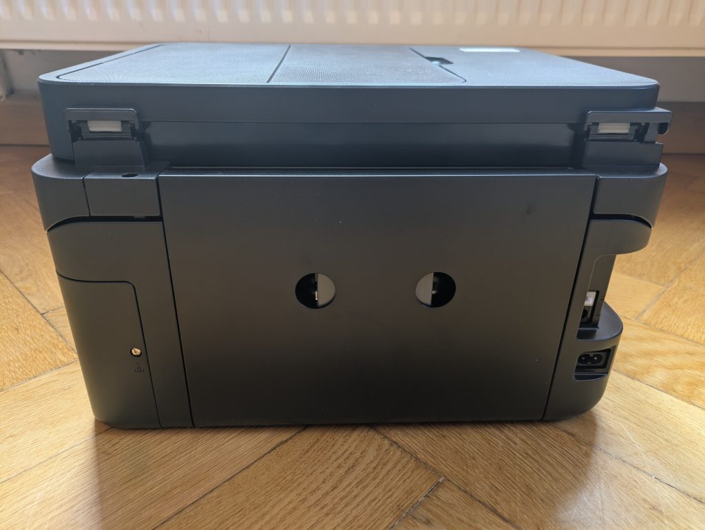Epson WorkForce WF-2960DWF Multifunktionsdrucker von hinten